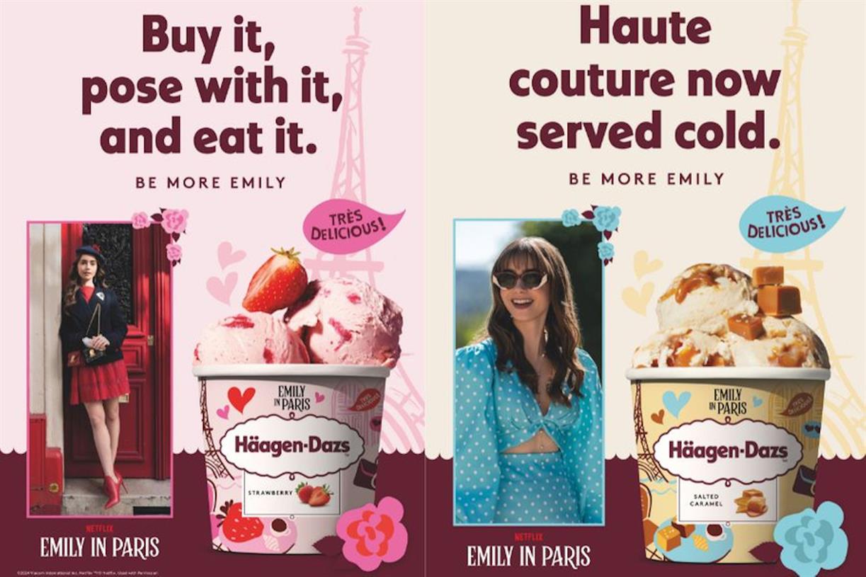 Häagen-Dazs partners hit Netflix show to deliver a taste of Paris